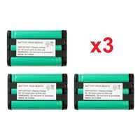 3 Fenzer Rechargeable Cordless Phone Batteries for Uniden BT-0003 BT0003 Cordless Telephone Battery Replacement Packs