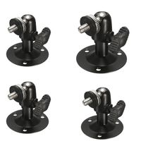 Bullet Camera Bracket Mount Pack of 4 Metal Outdoor/indoor Use Security Housing Bracket for CCTV Suvellicance System