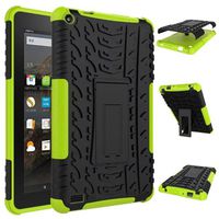 WensLTD Clearance! Rubber Shockproof Hybrid Hard Case Cover Stand Holder For Kindle Fire HD7 2015 (Green)