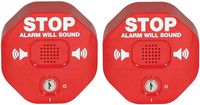 Safety Technology International, Inc. STI-6400 Exit Stopper Multifunction Door Alarm, Helps Prevent Unauthorized Exits or Entries Through Emergency Doors (Тwo Рack)