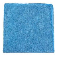 EOM Towels Microfiber Cleaning Cloths/Washcloths 24 Pack - Best Towels for Dusting, Scrubbing, Polishing, Absorbing, Kitchen, House, Car Cleaning Cloths: Color Blue, Size 12x12