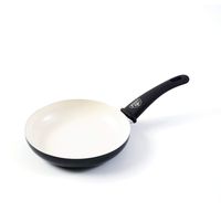 GreenLife Soft Grip 8" Ceramic Non-Stick Open Frypan, Black - CW000894-002