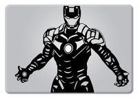 Iron Man Superhero for MacBook Laptop Die-Cut Decal Vinyl Sticker (MacBook Pro 15 inch with Backlit Apple Logo)
