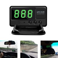KingNeed Universal GPS Heads Up Display Car GPS Speedometer Digital Speed Projector Windshield Projection with Over-speed Alarm For All Vehicle
