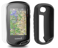 Garmin Oregon 750 Hiking Armor GPS Bundle | with PlayBetter Silicone Case (Black) & Screen Protectors (x3) | Carabiner Clip & USB Cable | GPS/GLONASS Handheld | Built-in Wi-Fi, Camera, Geocaching