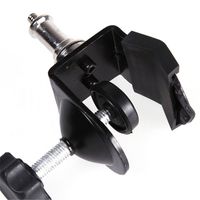 Foto4easy Heavy Duty C Clamp U Clip Type Bracket with 1/4" Screw Mount Studio Stand Lighting