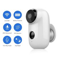 1080P Wireless Rechargeable Battery Security Camera WiFi IP Camera Wire-Free Waterproof Indoor Outdoor Security Camera with Two Way Audio PIR Sensor Body Detection 2MP HD Night Vision