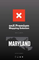 ONX: Maryland Hunting Map for Garmin GPS - Hunt Chip with Public & Private Land Ownership - Hunting Units - Includes Premium Membership Hunting App for iPhone, Android & Web