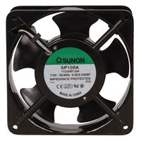 SUNON SP100A-1123XBT-R AC Fan Ball 117 CFM 50dB Flange Mount, 115V, 60Hz, 0.24 Amp, 20W, 3150 RPM, 1.5"