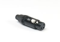 Elite Core SuperFlex Gold SFC-XLRF XLR Female Connector - Black
