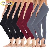 High Waisted Leggings for Women - Soft Athletic Tummy Control Pants for Running Cycling Yoga Workout - Reg & Plus Size