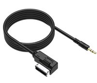 ELONN 3.5mm Jack AMI MDI MMI Cable Adaptor for VW/Audi Connecting Car to Cellphone MP3 iPod - 2M Length