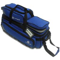 Pyramid Path Triple Tote Roller Plus Bowling Bag (Blue/Grey)