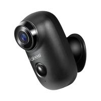 Faleemi Wireless WiFi Rechargeable Battery Powered Security Camera, Full HD Weatherproof Surveillance Camera with Motion Detection, Night Vision, 2 Way Audio, Memory Card Slot, Cloud Storage (Black)