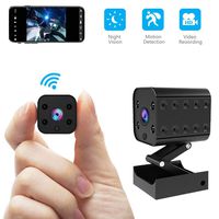 Wireless Hidden Camera Mini WiFi Spy Camera HD 1080P Monitoring Tiny Security Camera Nanny Cam Strong Night Vision Working 7 Hours by Battery Powered