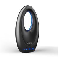 DERIPUS Touch Wireless Bluetooth Speakers with Superior Sound Quality and Dual Powerful Subwoofer Enhanced Rich Bass, Bluetooth 4.2 for iPhone, iPad and Android Phones (Black)