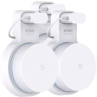 Google WiFi Wall Mount 3 Pack, Google Mesh Holder Without Messy Wires or Screws by KIWI design (White 3 Pack)