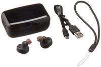 Wireless Earphones Bluetooth for Android in-Ear Earbuds, 5.0 Bluetooth TWS in-Ear Earbuds AUDITECH IPX8 Waterproof Running Microphone Headphones with 3000 mAH Charging Case - Easy Fast Pairing [BLACK]