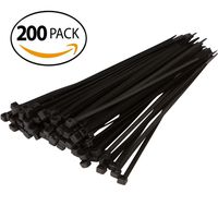 200 Self Locking 10 Inch Nylon Heavy Duty Cable Zip Ties (10")