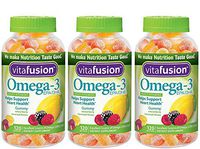 Vitafusion Omega-3 Gummies, 120 Count (3 Bottles)