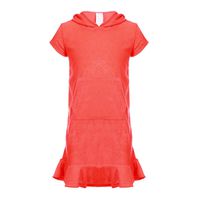 DAYU Girls' Terry Hooded Swimsuit Coverups Swim Beach Cover Up Dress 7-8