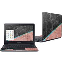 Mightyskins Skin Compatible with Samsung Chromebook 3 11.6" - Cut Marble | Protective, Durable, and Unique Vinyl Decal Wrap Cover | Easy to Apply, Remove, and Change Styles | Made in The USA