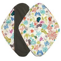 Jonerytime❤️Reusable Bamboo Cloth Washable Menstrual Pad Mama Sanitary Towel Pad (M, Multicolor)