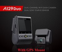 Viofo A129 DUO Dual Channel 1080p Dash Camera with Dual Band WiFi + GPS Mount