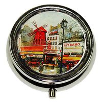Souvenirs of France - Paris Moulin Rouge Pillbox