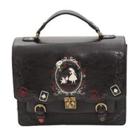 Women Backpack Vintage Messenger Bag School Backpack Shoulder Bags for Girls Alice Bag in Wonderland Back Pack