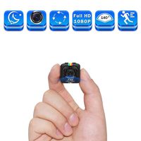 Mini Spy Hidden Camera, Full HD 1080P Smallest Spy Body Camera with Night Vision and Motion Detection, Wireless Nanny Cop Cam for Home Security Monitoring, Action Cam with Loop Recording, No WiFi Need