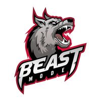 Beast Mode OriginalStickers0095 Set Of Two (2x) Stickers , Laptop , Ipad , Car , Truck , Size 4 inches on Longer Side