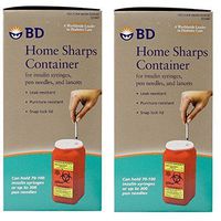 BD Home Sharps Container 1.4 qt/Each - 2 Pack
