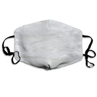 Vtwvg Marble Washable Reusable Safety Mask, Stylish Polyester Adolescent Couple Dust-Proof Adjustable Earrings