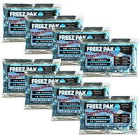 Freeze Packs, 8 Pack - Set of 8 Reusable Long Lasting Ice Packs for Lunch Boxes, Coolers, Injuries and More (8 Oz, 4x8 Inches)