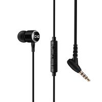 Single Earbud, in-Ear One Side Mono Headphone with Mic and in-line Control for iOS Android Phones Tablets, Keep One Ear Open for Awareness, ChanGeek CGS09