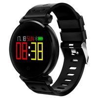 Bluetooth Smart Watch, IP68 Waterproof Colorful OLED Smart Watch, Blood Pressure Heart Rate Monitor Watch for Men Women