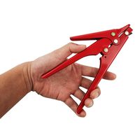 MAYMAII HS-519 Cable Tie Gun Tensioning and Cutting Tool for Plastic Nylon Cable Tie or Fasteners, All Metal Casing, 0.370 Inches Max Tie Width