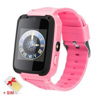 Ralehong Kids Smartwatch with Phone Call Games Music Camera Alarm Clock Flashlight,1.54 inch Touch Screen for 3-12 Years Boys Girls Birthday (2G SIM Card Included)