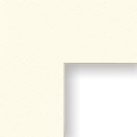 Craig Frames B251 11x14-Inch Mat, Single Opening for 6x9-Inch Image, Antique White with Cream Core