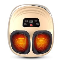 ZXRWY Shiatsu Electric Foot Massager Machine Deep Kneading/Air Compression/Scraping/Acupressure/Rolling/Vibration/Heat Function/with Remote Control Mutiple Massage Modes Relief Body Muscle Pain