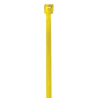 Aviditi Nylon Cable Tie, 4" L x 3/32" W, Yellow, Case of 1000 (CT422C)