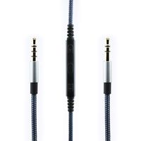 NewFantasia 3.5mm to 3.5mm Male Audio Cable Compatible with Skullcandy Hesh, Hesh 2, Hesh3, Crusher, Grind Headphones, Remote Volume Control Mic Compatible with iPhone iPod Apple Devices