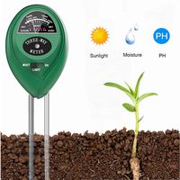 Soil PH Meter Soil Moisture Sensor 3-in-1 Soil Moisture/Light/pH Test Kit for Indoor/Outdoor Plants Care(No Battery Needed)