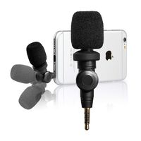 Flexible Condenser Microphone for iPhone 11 Vlog, Saramonic Mic with High Sensitivity for Apple iOS iPhone X 8 7 6 iPad Podcast YouTube Facebook Livestream (3.5mm TRRS)