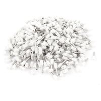 uxcell Wire Crimp Insulated Ferrule Pin Cord End Terminal AWG18 with 550 Piece, White