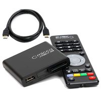 Micca Speck G2 Portable Compact Digital Media Player 1080p Full-HD w/HDMI Cable Black