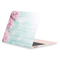 TOP CASE MacBook Air 13 Inch Case 2019 2018 Release A1932 Retina Display, Classic Series Floral Pattern Hard Case Compatible MacBook Air 13" with Retina Display fits Touch ID A1932 - Pink Hyacinth