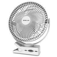 OPOLAR 10000mAh 8-Inch Rechargeable Battery Operated Clip on Fan, 4 Speeds Fast Air Circulating USB Fan, Sturdy Clamp Portable for Outdoor Camping Tent Beach or Treadmill Car Personal Desk