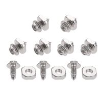 gohantee 279393 Dryer Cord Screw Kits 9 PCS Fits for Whirlpool and Kenmore Terminal Block Replaces WP279393 AP3020386 279393D 279393VP 3184 AH334188 EA334188 PS334188